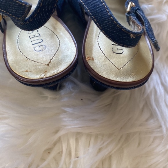 Guess denim own tore wedges - Picture 4 of 10